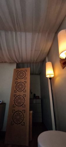 Decoração em voal